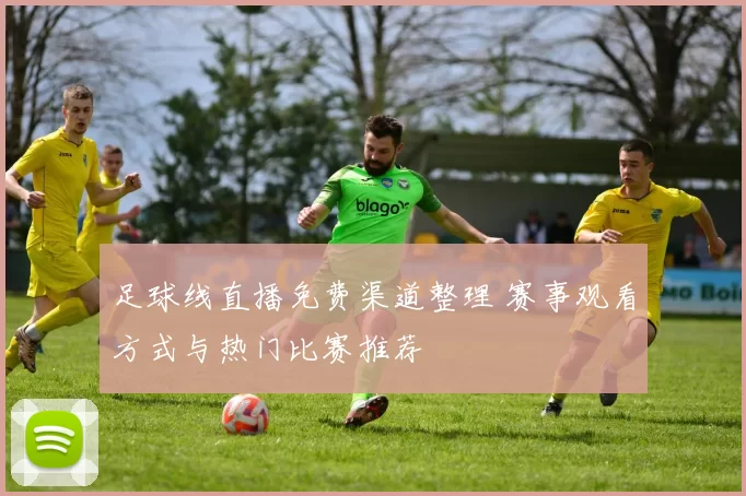 足球线直播免费渠道整理 赛事观看方式与热门比赛推荐